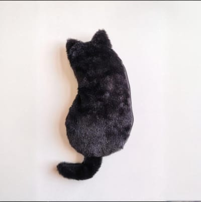 Zachte pluche kattenetui | Schattig en lichtgewicht met grote capaciteit | Multifunctionele opbergruimte voor schrijfwaren en schoolbenodigdheden