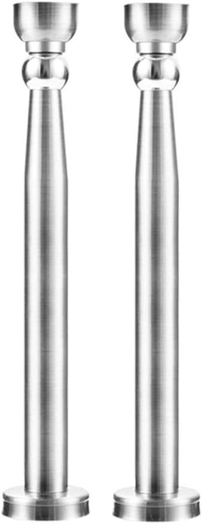Deurstoppers Magnetisch - Deurvangers - Deur Open Houden - Roestvrij Staal Heavy Duty - 35cm - Zilver