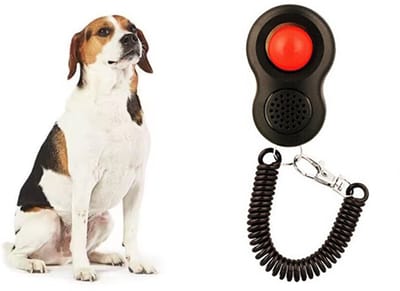 CHPN - Clicker - Honden trainer - Hondentraining - Diervriendelijke Hondentraining - Clicker - Zwart/Rood - Universeel - Puppytraining