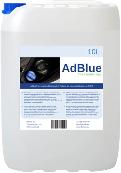 AdBlue 10 liter met vultuit trechter