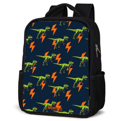 NoBoringSuitcases.com® - Rugzak zwart jongens - Schooltas jongen - NoBoringSuitcases.com® - Rugzak zwart - Schooltas jongen & meisje - Bliksemsnelle raptors - Rugtas voor school - Boekentas kind - Schoolrugzak - Kinderrugzak