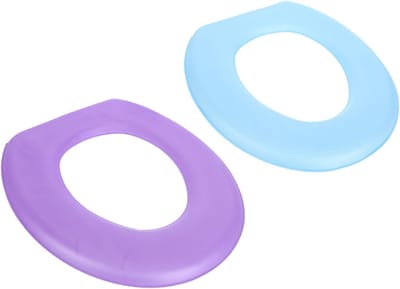 Toiletkussens - Zachte toiletmat - Comfortabel zitten - Waterdicht en wasbaar - 43 x 37 cm - Paars
