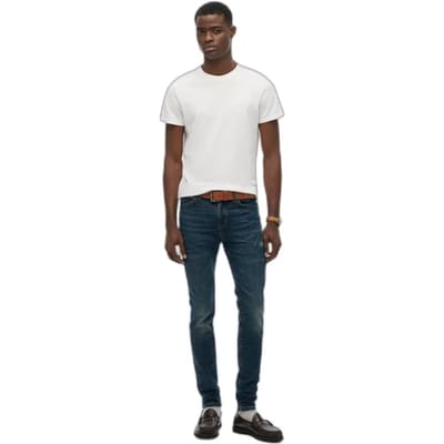 Superdry Vintage Skinny Spijkerbroek Blauw 32 / 32 Man