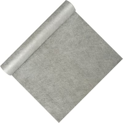 Papstar tafelloper op rol - set 2x - zilver - 40 x 480 cm - polyester