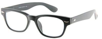 INY Woody +1.00 - Zwart - Leesbril