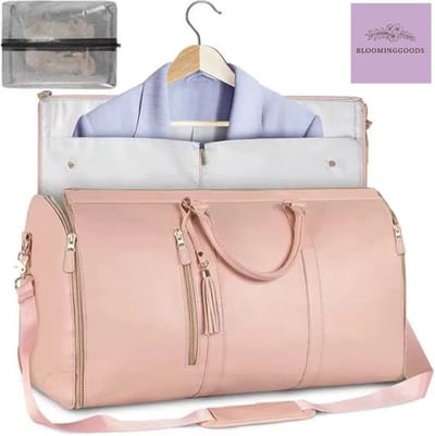 Opvouwbare Reistas - Weekendtas - Handbagage - Reistas - Reizen - citytrip - 28x30x52 cm - Multifunctioneel - Roze