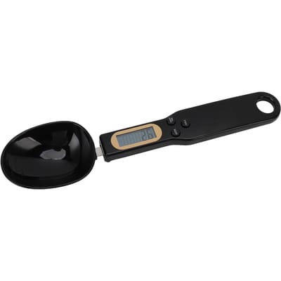 Elektronische Meetlepel Weegschaal 0,5g-500g Kleine Handheld Voedsel Weeglepel Weegschaal voor Keuken black
