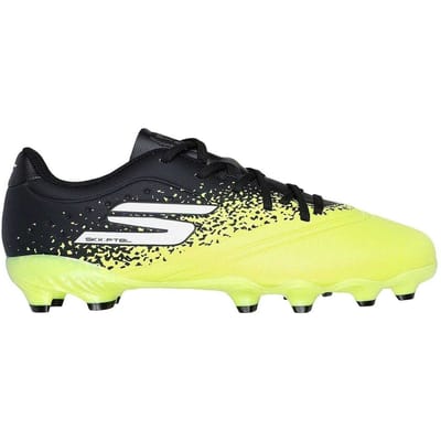 Skechers Kinderen Grafische Print Firm Ground Rugby Schoenen (Geel/Zwart)