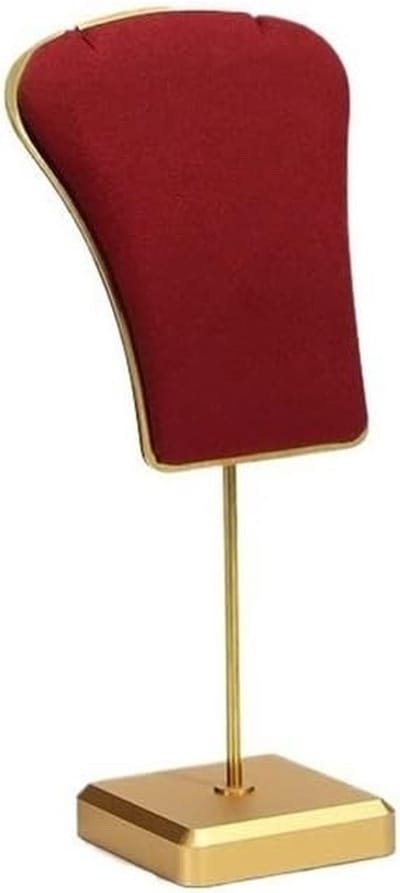 Sieraden display rek - Ketting houder - Sieraden organiseren - Elegant profiel - 1 stuk - Rood