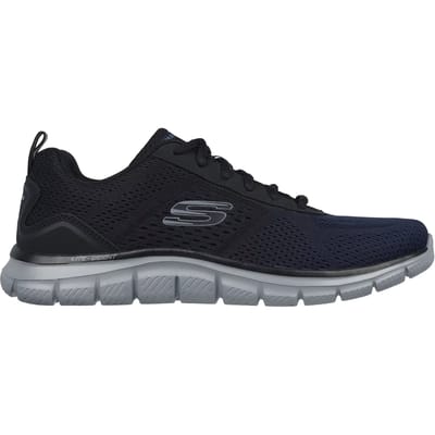 Skechers Ripkent heren sneakers blauw zwart - Maat 47.5 - Extra comfort - Memory Foam