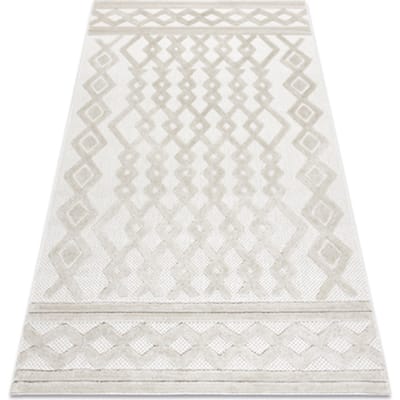 Kleden Rugsx Tapijt SANTO SISAL 58389 Ruit, geometrisch, zigzag 140x190 cm
