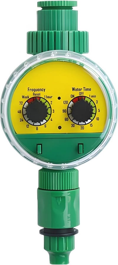 Automatische Water Timer - Tuin Besproeiing - Planten Verzorgen - Programmeerbaar - 12 cm - Multicolor