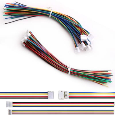 20 stuks (10 paar) 5-pins JST1.5 ZH male en female connector met elektrische kabel, 150mm, 28AWG, Micro JST plug voor elektronica projecten