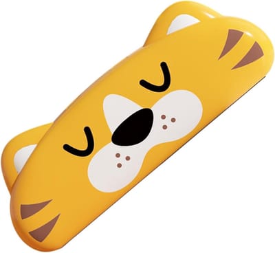 Muziekinstrument Speelgoed - Kinder Harmonica - Muziek Leren - Vrolijk Dieren Design - 15 cm - Geel