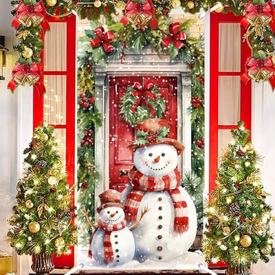 Sneeuwpop voor Kerstdecoratie