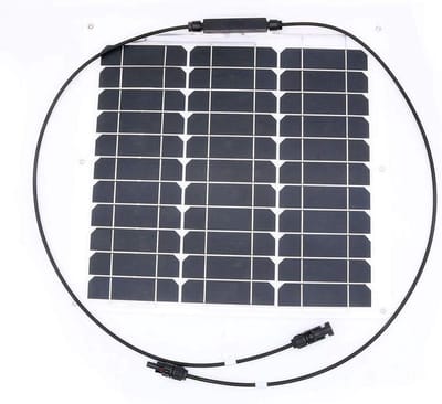 Flexibel Zonnepaneel - Zonnecel Oplader - Energie Opwekken - Ultradun Lichtgewicht - 30 Watt - Zwart