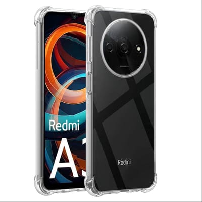 Casemania Hoesje Geschikt voor Xiaomi Redmi A3 - Transparant - Anti Shock Hybrid Back Cover