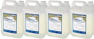 Shampoo No scent no Colour - 5 Liter - set van 4 stuks - Navulling - Voordeelverpakking - Haarverzorging