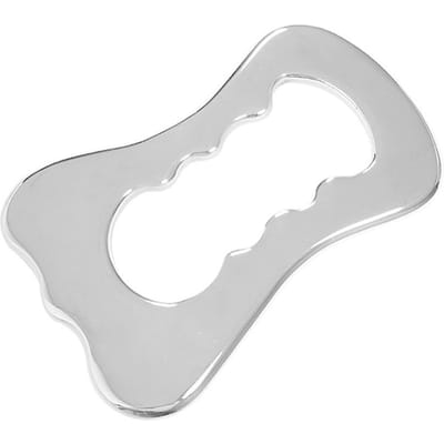 Roestvrijstalen Gua Sha Schrapende Massage Tool, Spierontspanning Fascia Mes - IASTM Tools Geweldige Mobilisatietool voor Zacht Weefsel zilver