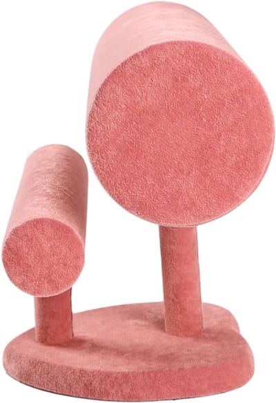 Hoofdband Armband Display - Sieraden Houder - Sieraden Organiseren - Dubbele Staaf - 31x25cm - Roze