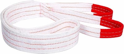 Platte hijsband - Hefband takelband - Industrieel hijswerk - Verstevigd materiaal - 1T 8 meter - Oranje