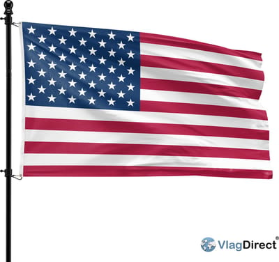 VlagDirect - Amerikaanse vlag - Verenigde Staten van Amerika vlag - USA vlag - 90 x 150 cm.