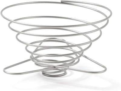 Opvouwbare Koffiefilter houder van RVS 13 cm – Herbruikbare Handfilter – Inklapbare Koffiedripper – Geschikt voor 1–4 Kopjes – Voor Koffiezetten op Reis, op de Camping