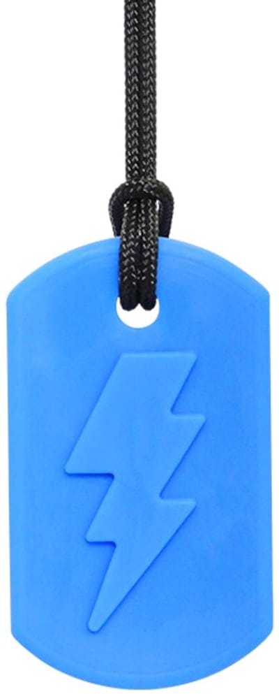ARK Therapeutic kauwketting speelgoed Bolt Bite Lightning blauw XXT.