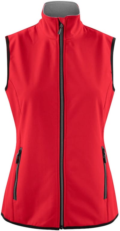 Printer Softshell Bodywarmer Vest Trial Lady 2261060 Rood - Maat XS