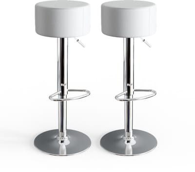 Vicco Barkrukken set van 2 – 33 x 92 cm 2 delen Wit