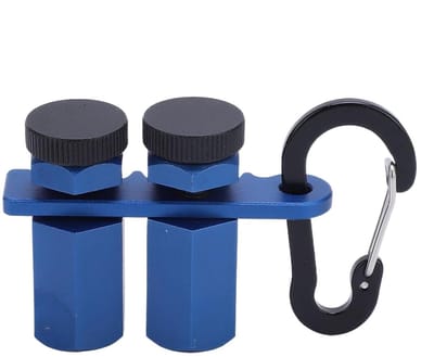 Timmerman Jig - Hoekuitlijner - Nauwkeurig Zagen - L-vormige grip - 7 cm - Blauw