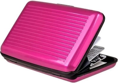 Go Go Gadget - Aluminium Creditcardhouder - Anti Skimming - Geldknip - Lichtgewicht Pasjeshouder - Roze