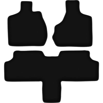 BASIC zwarte veloursmatten voor: Chrysler Town&Country IV 7-zits (2000-2008)