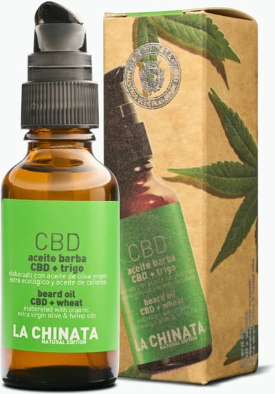 LaChinata CBD Baard olie met Tarwe voor glanzend, gevoed en hersteld baard 30ml