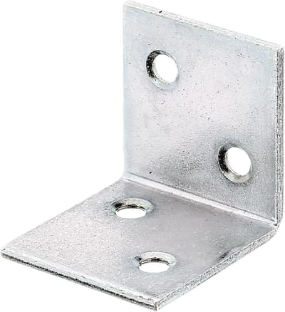 Verzinkte hoeksteun - Houtverbinder - Houtverbindingen maken - Corrosiebestendig - 30x30x30mm - Zilver