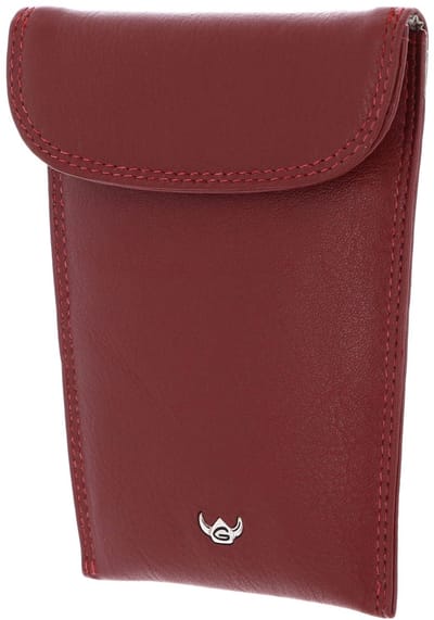 Golden Head Leren sleutelgeval Polo RFID Protect Schlüsseletui 5155 Rot donkerrood