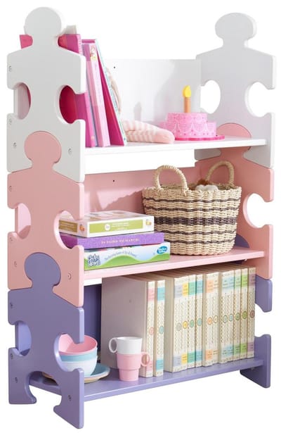 KidKraft-Kinder-boekenkast-puzzel-meerkleurig-62,7x29,5x97,2-cm-14415