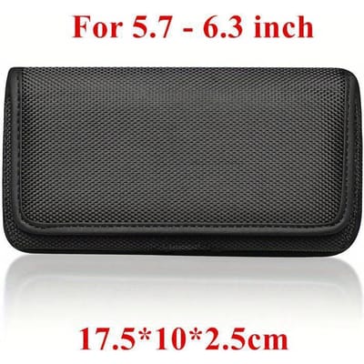 Mobiele Telefoon Heuptas 3.5-6.3 inch voor iPhone Samsung Xiaomi Telefoon Etui Hoes Riemclip Holster Oxford Doek Tas Flaphoes XXL