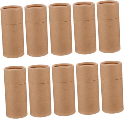 Papieren Buisdozen - Kraft Opslag - Knutselen Verpakken - Cilindrische Vorm - 107 x 43 cm - Beige