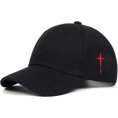 Casquette de baseball unisexe simple avec broderie en forme de goutte d'eau, ajustable, décontractée, pour le printemps et l'automne, pour l'extérieur, avec protection solaire Adjustable black