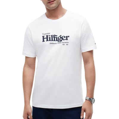 Tommy Hilfiger Nautical Chest Graphic White Taglia: M | Magliette basic Outlet | Uomo | Bianco