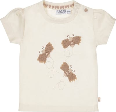 Dirkje Meisjes T-shirt - Off white