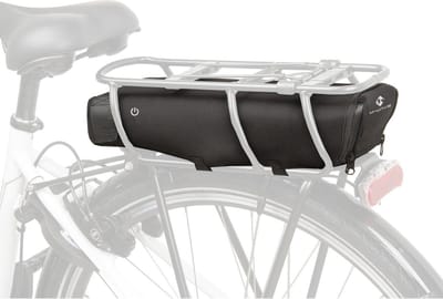 Accu Protect carrier accubeschermhoes van neopreen zwart - universele maat - fietsaccessoires .