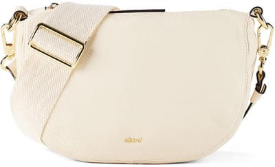 abro Leren schoudertas Leather Dalia Crossbody Bag Mina Beige