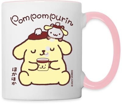 Pompompurin Drinkt Koffie Met Muffin Mok Tweekleurig