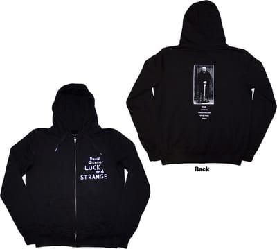 David Gilmour - Luck & Strange Tour Hoodie/trui - S - Zwart