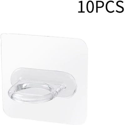 10 stuks multifunctionele aan de muur gemonteerde ronde haken gratis ponsen naadloze pasta opbergrek keuken badkamer ringhanger 10pcs