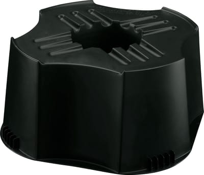 Harcostar zwarte regenton voet