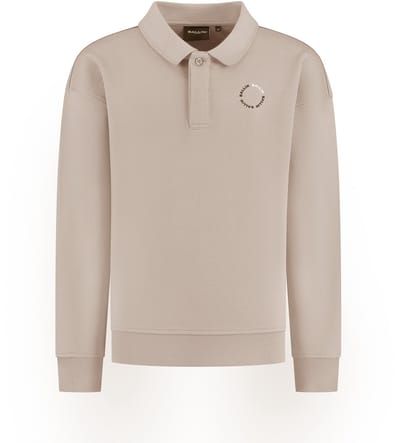 Ballin 037319 Truien & Vesten Jongens - Sweater - Hoodie - Vest- Camel - Maat 164