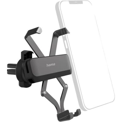 Hama Telefoonhouder voor in de auto 50 - 90 mm Bevestigingswijze (auto): Ventilatierooster